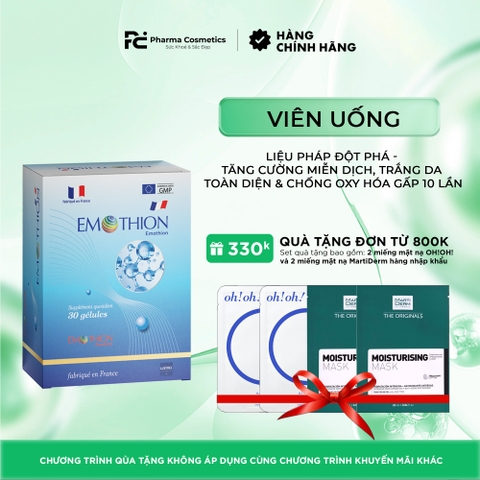 EMOTHION: Liệu Pháp Đột Phá - Tăng Cường Miễn Dịch, Trắng Da & Chống Oxy Hóa Mạnh Mẽ
