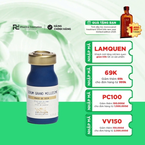BIOLOGIQUE RECHERCHE SÉRUM GRAND MILLÉSIME / TINH CHẤT CHỐNG LÃO HOÁ 8ml