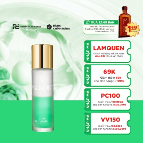 VALMONT BI-FALLS: Tẩy Trang Mắt Dịu Nhẹ - Với Kết Cấu 2 Tầng Dành Cho Mắt 