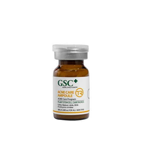 GSC ACNE CARE AMPOULE TR: Tế Bào Gốc Mụn - Chuyên Sâu, Giảm Viêm & Kiểm Soát Dầu Nhờn