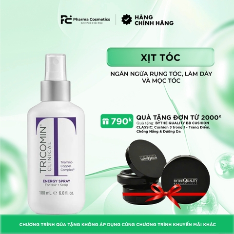 NEOVA TRICOMIN ENERGY SPRAY / XỊT NGĂN NGỪA RỤNG TÓC, LÀM DÀY VÀ MỌC TÓC