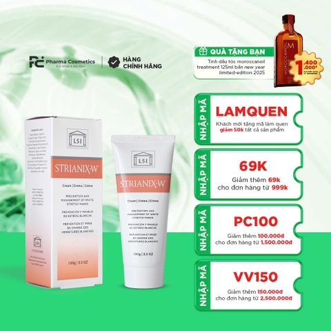 STRIANIX-W CREAM: Giải Pháp Chuyên Biệt Ngăn Ngừa & Làm Mờ Rạn Trắng Hiệu Quả