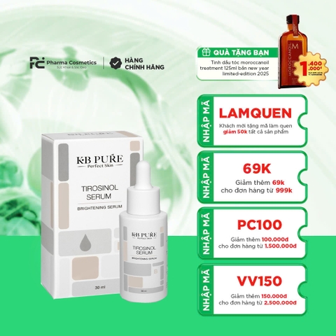 KB PURE TIROSINOL SERUM: Huyết Thanh Sáng Da & Mờ Sắc Tố Chuyên Sâu