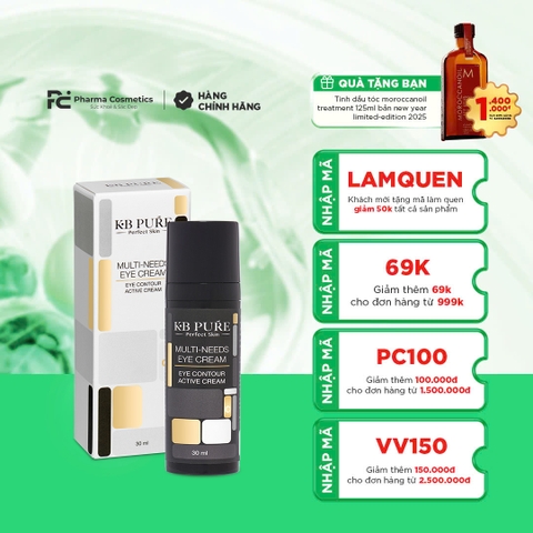KB PURE MULTI NEEDS EYE CREAM: Kem Tái Tạo & Làm Sáng Vùng Da Quanh Mắt