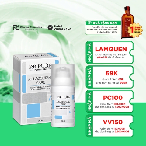 KB PURE AZILACCUTAN CARE: Kem Tái Tạo Da Đa Năng Cho Làn Da Nám, Mụn & Lão Hóa