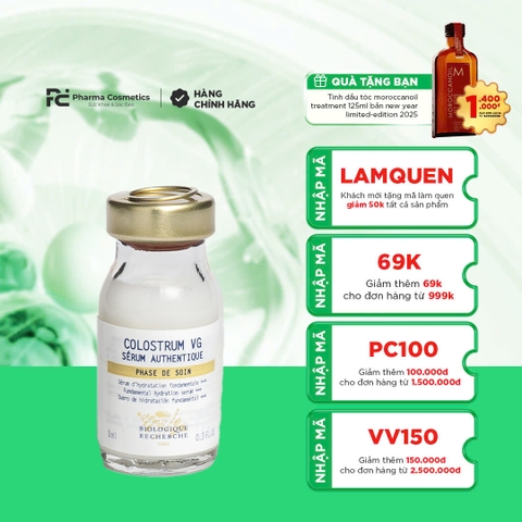 BIOLOGIQUE RECHERCHE COLOSTRUM VG / TINH CHẤT PHỤC HỒI, CẤP ẨM, TÁI TẠO DA 8ml