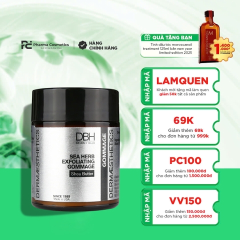 DBH SEA HERB EXFOLIATING GOMMAGE / TẨY DA CHẾT THANH LỌC VÀ LÀM SÁNG 