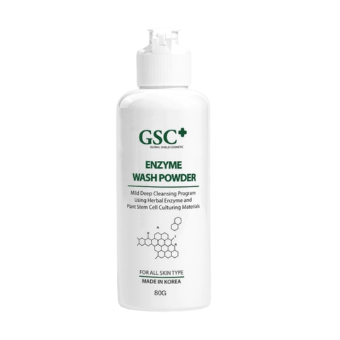 GSC+ ENZYME WASH POWDER: Sữa Rửa Mặt Dạng Bột - Sạch Sâu, Ngừa Mụn & Cấp Ẩm Chuyên Sâu