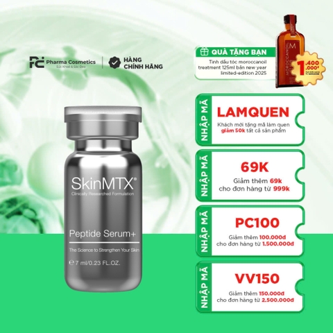SKINMTX PEPTIDE SERUM+: Tinh Chất Peptide Phục Hồi & Tái Tạo Chuyên Sâu - Giảm Sẹo, Cho Làn Da Khỏe Mạnh