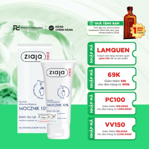 ZIAJA MED MOCZNIK 10% / KEM DƯỠNG DA TAY 10% Urê