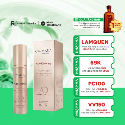 CASMARA AGE DEFENSE CREAM / KEM CHỐNG LÃO HÓA 360 ĐỘ 