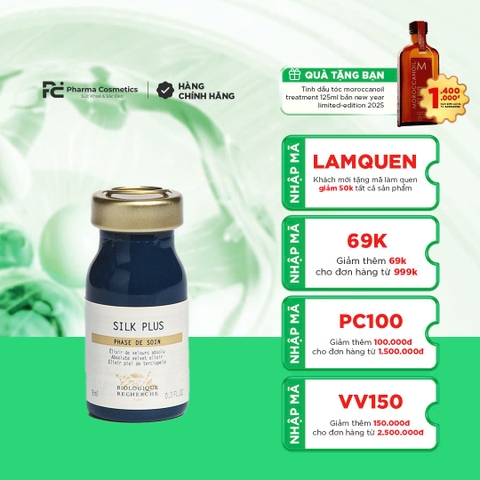 BIOLOGIQUE RECHERCHE SILK PLUS / TINH CHẤT LÀM DỊU CHO LÀN DA DẦU MỤN, DA NHẠY CẢM  8ml