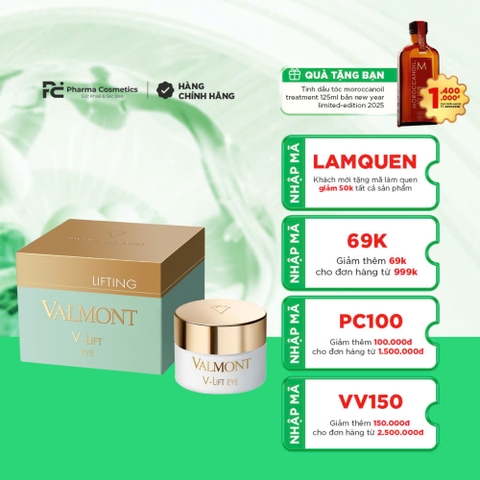 VALMONT V-LIFT EYE: Kem Dưỡng Nâng Cơ Mắt - Xóa Mờ Nếp Nhăn, Trả Lại Vẻ Săn Chắc Tươi Trẻ