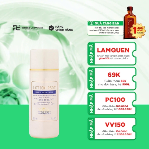 BIOLOGIQUE RECHERCHE LOTION P50T / LOTION DÀNH CHO LÀN DA CHÂU Á 50ML 