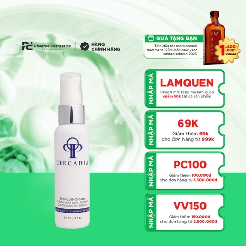 CIRCADIA TRANQUILI-CREAM: Kem Dưỡng Dịu Nhẹ & Phục Hồi Làn Da Nhạy Cảm, Giảm Kích Ứng