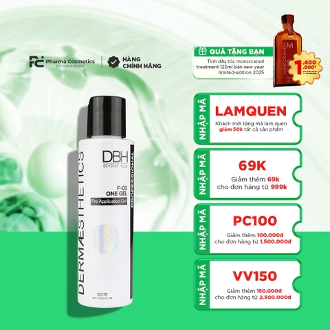 DBH F-02 ONE GEL / BƯỚC ĐỆM HOÀN HẢO CHO LÀN DA TƯƠI MỚI & MỊN MÀNG 