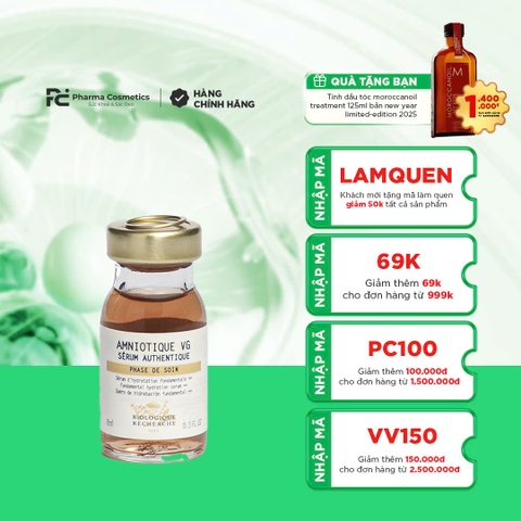 BIOLOGIQUE RECHERCHE SÉRUM AMNIOTIQUE VG / TINH CHẤT DƯỠNG ẨM CHUYÊN SÂU CHO LÀN DA BỊ MẤT NƯỚC 8ml
