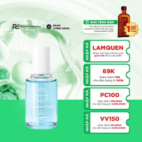 OXYGENCEUTICALS COUPEROSE FLUID: Giải Pháp Toàn Diện Cho Làn Da Nhạy Cảm & Phục Hồi Sau Tổn Thương