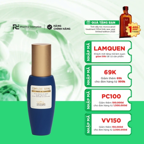 BIOLOGIQUE RECHERCHE COMPLEXE ROYAL / TINH CHẤT CUNG CẤP DƯỠNG CHẤT, GIÚP TÁI TẠO VÀ CỦNG CỐ HÀNG RÀO BẢO VỆ DA 30ML