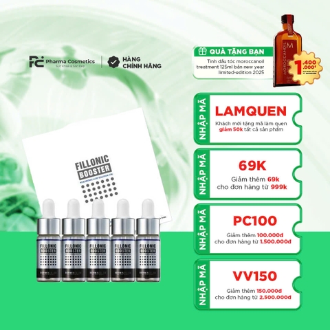 DERMACELEB FILLONIC BOOSTER: Tinh Chất Cấp Ẩm Hyaluronic Acid 100% – Phục Hồi & Trẻ Hóa Làn Da