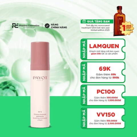 PAYOT CRÈME MINIMALE APAISANTE SOOTHING MINIMALIST CREAM / KEM DƯỠNG TỐI GIẢN LÀM DỊU DA