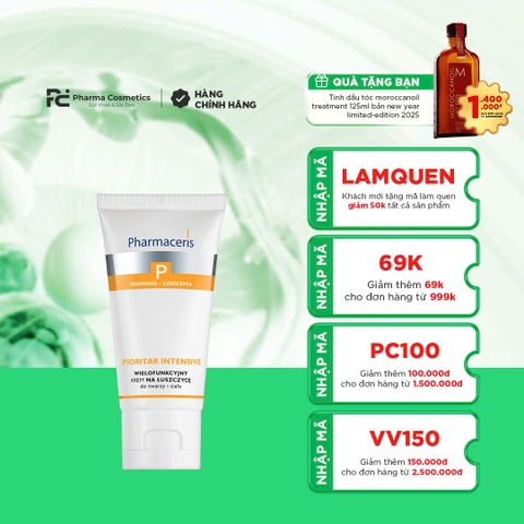 PHARMACERIS PSORITAR INTENSIVE: Kem Dưỡng Đặc Trị Vảy Nến - Giảm Ngứa, Phục Hồi & Tái Tạo Da