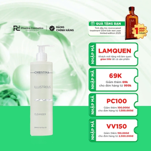 ILLUSTRIOUS CLEANSER / GEL RỬA MẶT LÀM SÁNG DA 