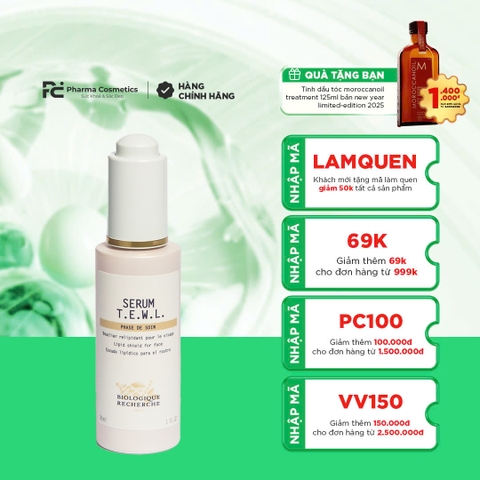 BIOLOGIQUE RECHERCHE SERUM T.E.W.L / TINH CHẤT ĐẶC TRỊ DƯỠNG ẨM VÀ PHỤC HỒI CHUYÊN SÂU 30ML