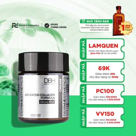 DBH ADVANCED COLLAGEN FORMULA / KEM DƯỠNG KHÓA ẨM VÀ TĂNG CƯỜNG HÀNG RÀO TỰ NHIÊN CỦA DA 120ml