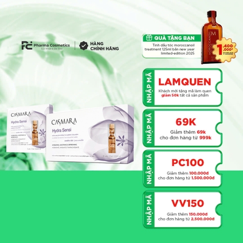 CASMARA HYDRA SENSI AMPOULE / HUYẾT THANH TƯƠI LÀM DỊU 