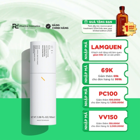 NEODERMA BLUE BLOOD FACE TINTED SUNSCREEN SPF30 BEIGE 100ML / BLUE BLOOD KEM CHỐNG NẮNG CHE KHUYẾT ĐIỂM SPF30 - MÀU BE