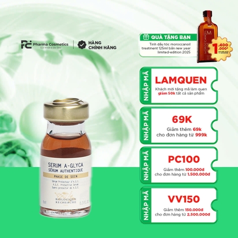 BIOLOGIQUE RECHERCHE SÉRUM A-GLYCA / TINH CHẤT GIÚP DA SĂN CHẮC VÀ CHỐNG LÃO HOÁ 8ML