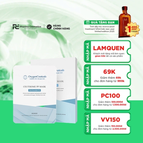 OXYGENCEUTICALS CEUTISOME PP MASK: Mặt Nạ Cấp Ẩm Chuyên Sâu & Phục Hồi Toàn Diện Cho Làn Da Hậu Thẩm Mỹ