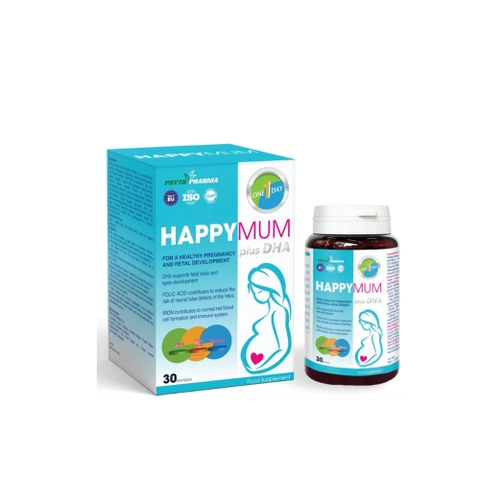 HAPPY MUM PLUS DHA / VIÊN UỐNG BỔ BẦU TỔNG HỢP