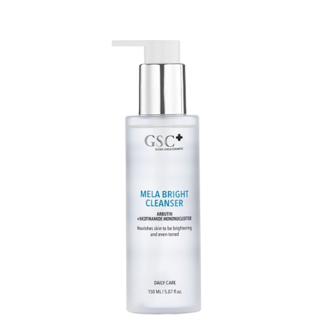 GSC MELA BRIGHT CLEANSER: Sữa Rửa Mặt Dịu Nhẹ - Dưỡng Sáng & Cân Bằng Cho Làn Da Nám, Sau Trị Liệu