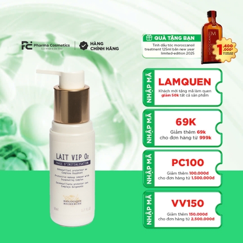 BIOLOGIQUE RECHERCHE LAIT VIP O2 / SỮA RỬA MẶT TÁI TẠO VÀ THANH LỌC DA 50ml