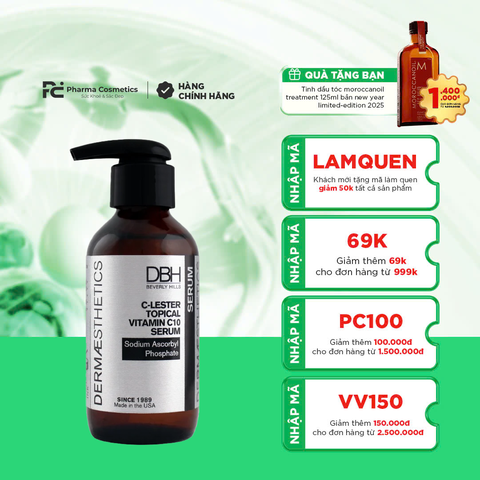 DBH C-LESTER TOPICAL VITAMIN C10 SERUM / SERUM TRẺ HÓA LÀM SÁNG VÀ LÀM ĐỀU MÀU DA 120ml