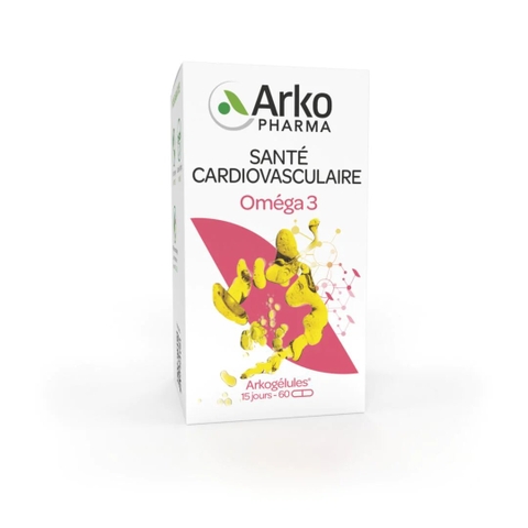 ARKOPHARAMA SANTÉ CARDIOVASCULAIRE OMÉGA 3 / VIÊN UỐNG BỔ SUNG DẦU CÁ