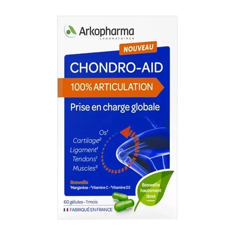 ARKOPHARMA CHONDRO-AID 100% ARTICULATION / VIÊN UỐNG GIẢM ĐAU, KHÁNG VIÊM HỆ KHỚP