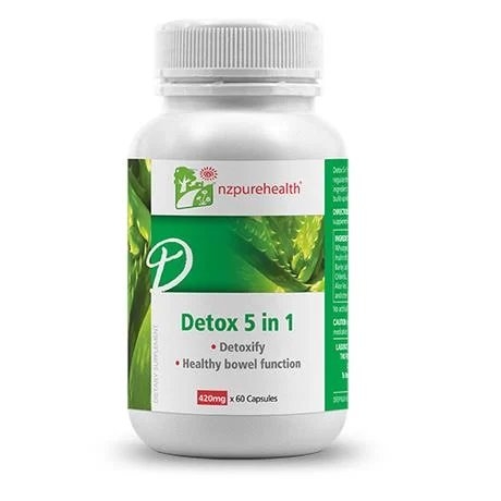 NZ PURE HEALTH DETOX 5IN1 / VIÊN GIẢI ĐỘC GAN, THANH LỌC CƠ THỂ