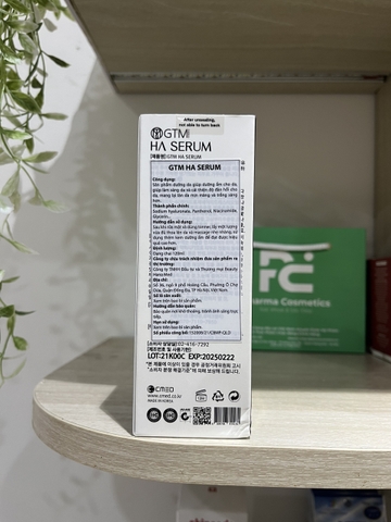 GTM HA SERUM /  TINH CHẤT CẤP ẨM, TRẺ HOÁ VÀ NGĂN NGỪA DA LÃO HÓA