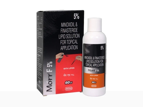 MORR F 5% BOTTLE OF SOLUTION WITH MINOXIDIL AND FINASTERIDE  / THUỐC XỊT TRỊ MỌC TÓC TRỊ HÓI
