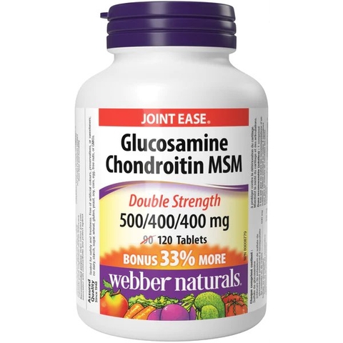 WEBBER NATURALS GLUCOSAMINE, CHONDROITIN, MSM / VIÊN UỐNG BẢO VỆ XƯƠNG KHỚP