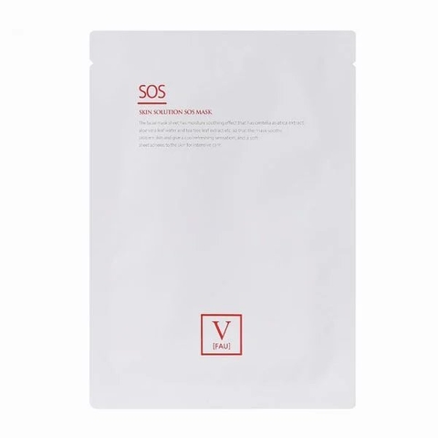 FAU SKIN SOLUTION SOS MASK / MẶT NẠ NHIỆT LẠNH GIẢM ĐỎ TỨC THÌ