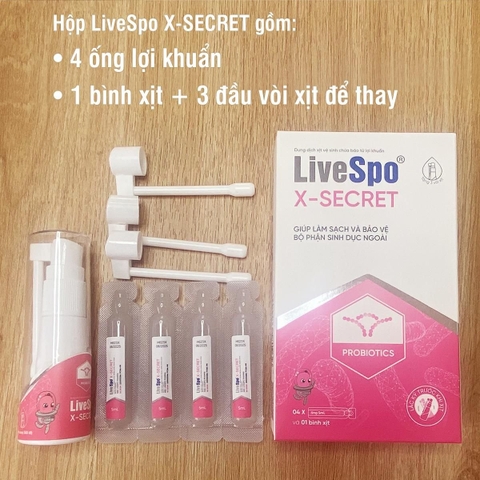LIVESPO XSECRET / XỊT PHỤ KHOA