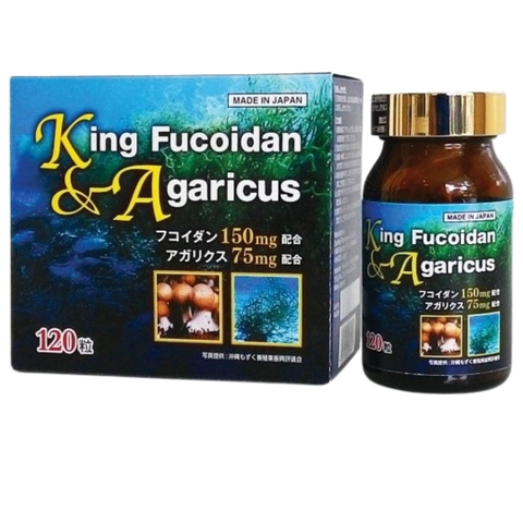KING FUCOIDAN & AGARICUS / THỰC PHẨM BẢO VỆ SỨC KHỎE TĂNG CƯỜNG MIỄN DỊCH, PHÒNG CHỐNG UNG THƯ