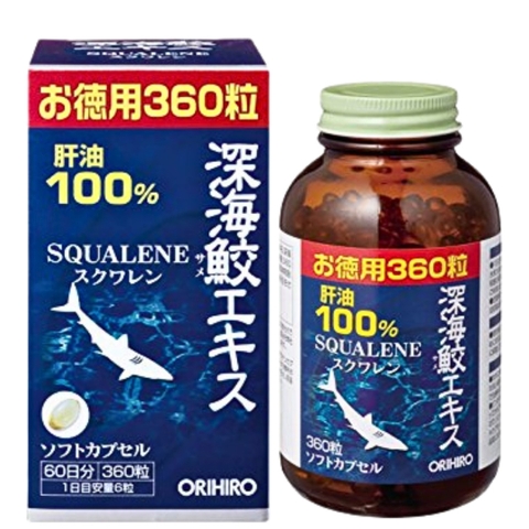 ORIHIRO DẦU GAN CÁ MẬP / VIÊN UỐNG BẢO VỆ SỨC KHỎE, TỐT CHO TIM MẠCH