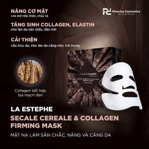 LA ESTEPHE SECALE CEREALE & COLLAGEN FIRMING MASK / MẶT NẠ LÀM SĂN CHẮC, NÂNG VÀ CĂNG DA