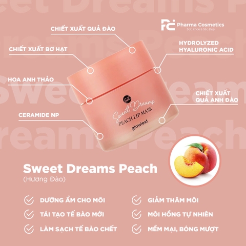 SWEET DREAMS PEACH / KEM DƯỠNG Ủ MÔI ( HƯƠNG ĐÀO)