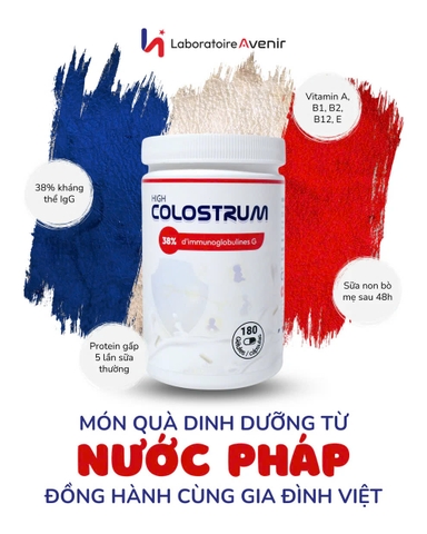 ( DATE 4/2027 ) LABORATOIRE AVENIR HIGH COLOSTRUM / VIÊN UỐNG SỮA NON PHÁP 